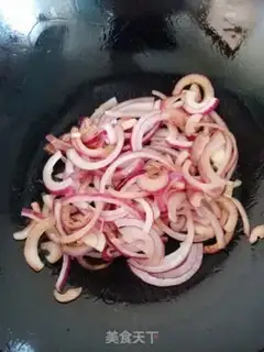 Make Fat cow, onion onion, rice step 4