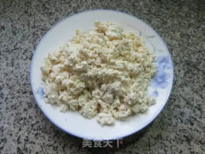 Make Cream eggs, tofu dumplings step 5