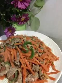 Make Carrot beef step 16