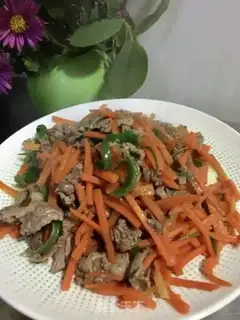 Make Carrot beef step 17