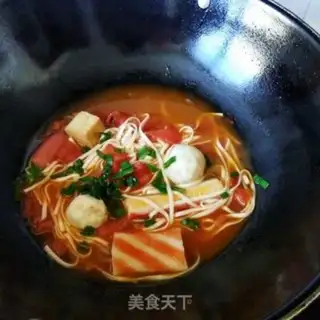 Make Tomato pan noodles step 4