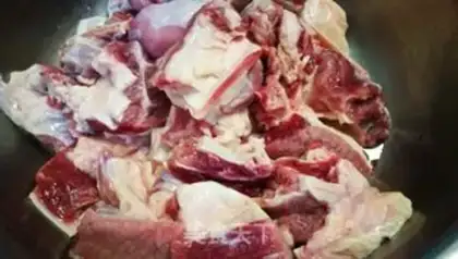 Make Red beef noodles step 0