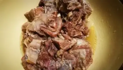 Make Red beef noodles step 6