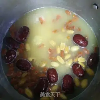 Make Red-tree porridge step 2
