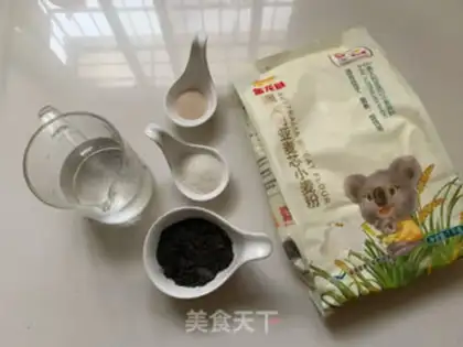 Make Black and sesame step 0