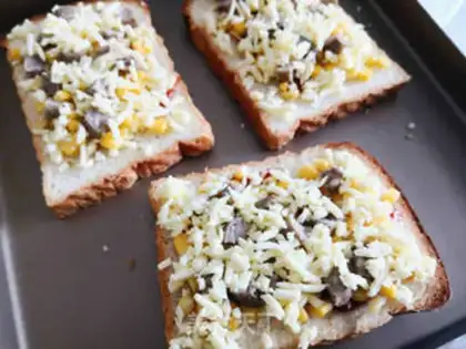 Make Bread pizza step 7