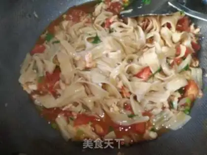 Make Tomato egg noodles step 8