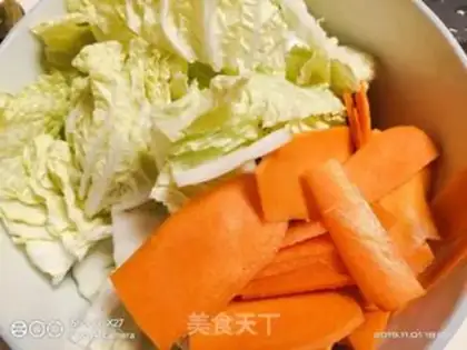 Make Carrots, cabbage, pasta step 0