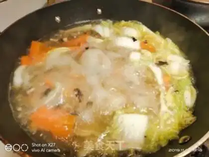 Make Carrots, cabbage, pasta step 7