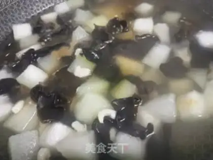 Make Poongullum soup step 1