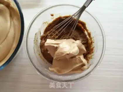 Make Peach cake step 5