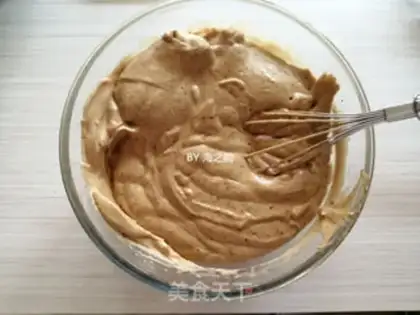 Make Peach cake step 6