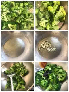 Make Cow-cow rice, broccoli step 3