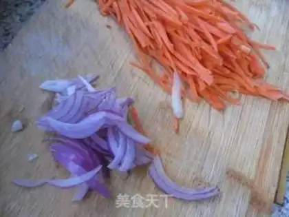 Make Four pieces of noodles step 2