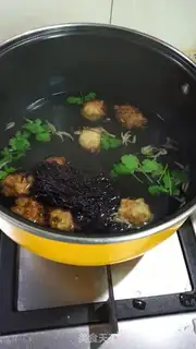 Make Ropball soup step 4