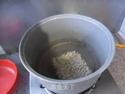 Make Four pieces of noodles step 4