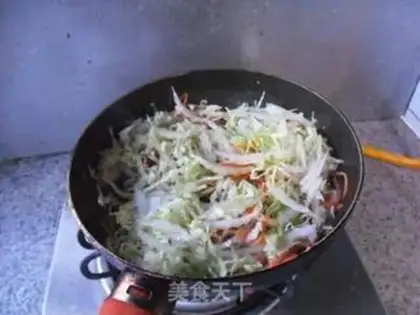 Make Four pieces of noodles step 8