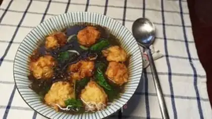Make Ropball soup step 5