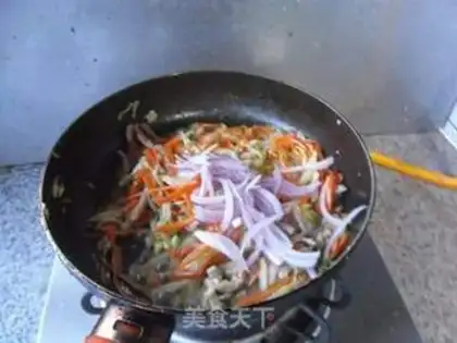 Make Four pieces of noodles step 9