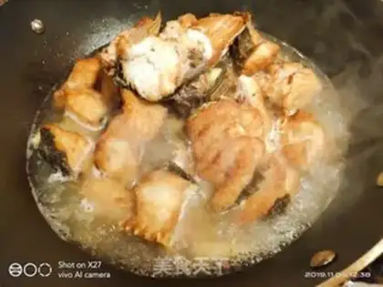 Make Green pepper oil tofu herbs step 1