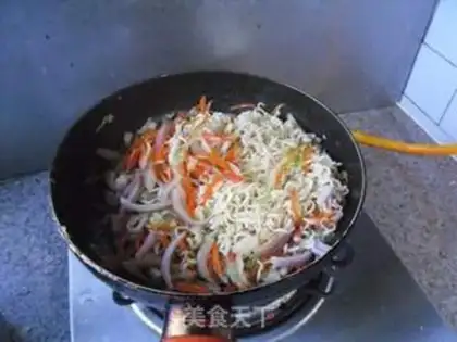 Make Four pieces of noodles step 12