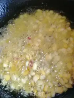 Make Egg yolk corn step 2