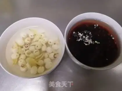 Make Lotus congee step 0
