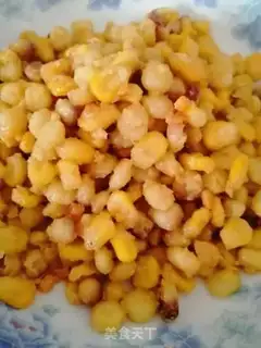 Make Egg yolk corn step 7