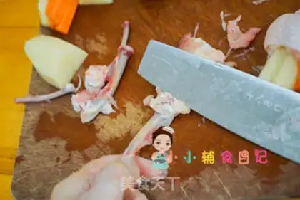Make No-bone chicken noodle set step 2