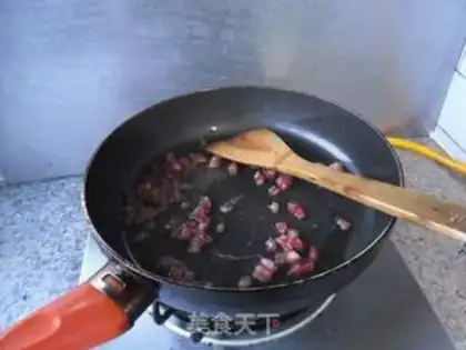Make Four-coloured fried rice step 2