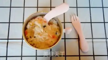Make Tomato cod congee step 6