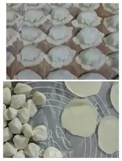 Make Twin mushroom dumplings step 4