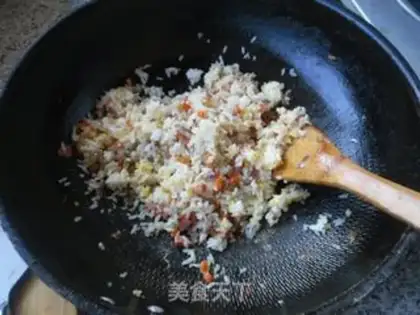 Make Four-dried rice step 5