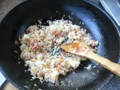 Make Four-dried rice step 6