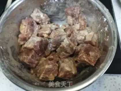 Make Black pepper beef step 0