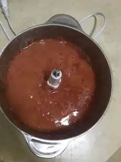 Make A mountain cake step 4