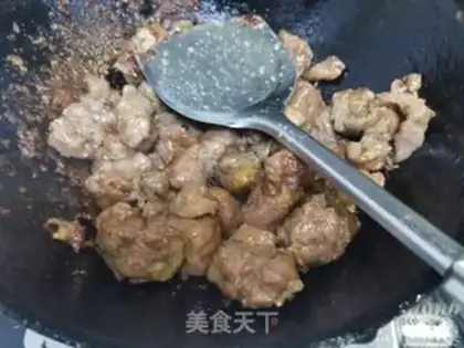 Make Black pepper beef step 2