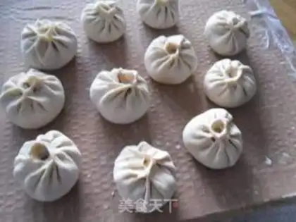 Make Pork cabbage buns step 9