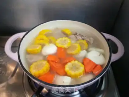 Make Corn rib soup step 7
