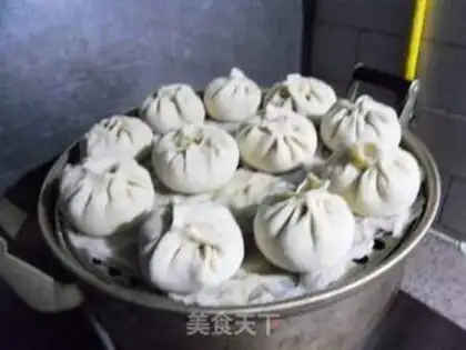 Make Pork cabbage buns step 10