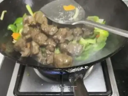 Make Black pepper beef step 7