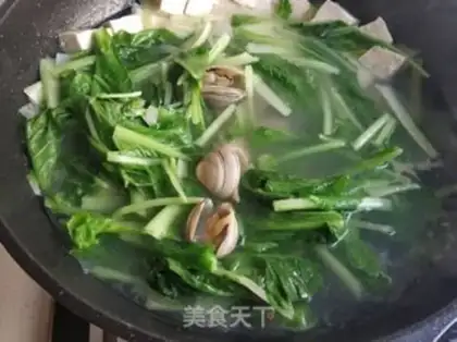 Make Soy sauce tofu soup step 12