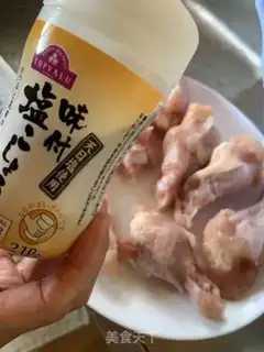 Make Japanese pictures burn chicken legs step 0