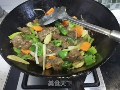 Make Black pepper beef step 10