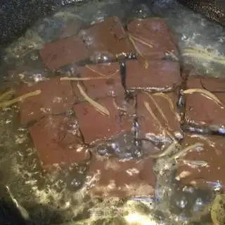 Make Oscillated duck blood soup step 6