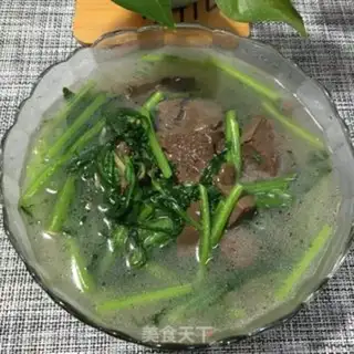 Make Oscillated duck blood soup step 8