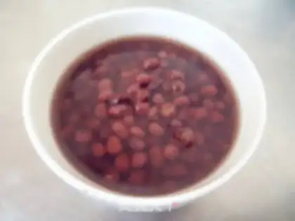 Make Pumpkin chords of red bean soup step 10