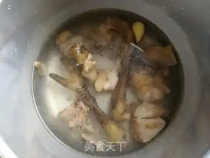 Make Chicken soup on the cedar step 3