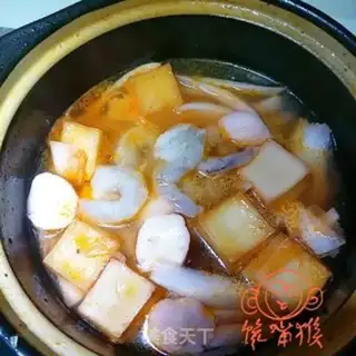 Make Seafood casserole noodles step 11