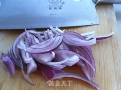 Make Salted ham noodles step 3